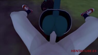Pokemon Furry Hentai - Big Scorbunny Fucks Fem Lucario and Full her with his cum