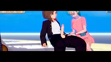 Dragon Ball Anime 3d - Bulma Get Anal Fucked At Beach - Gameplay #1