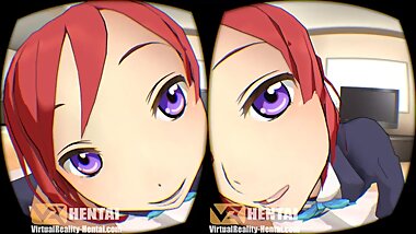 Love Live Maki Handjob in 3D SBS