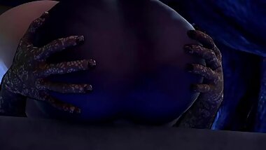 Miranda Lawson Gets Fucked And Creampied By A Big-Dicked Alien