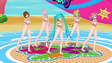 3D MMD - Marine Dreamin - Bondage Dance