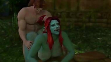 WoW Lady Troll vs Male Human RPPvP