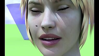 Mega giantess Helicopter raid