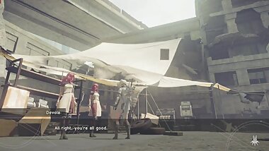 NieR:Automata GOTY A2 Nude Mod Sexy Outfit Full Walkthrough Part 40 JAP ENG