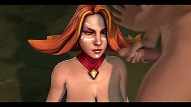 Lina Good Job Swallow Cum Dota 2 Animation