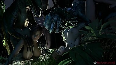 Velociraptor fucks 3D PORN