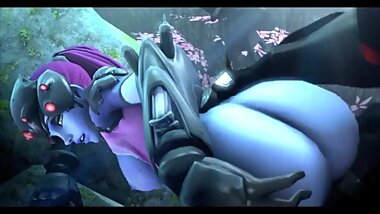 Widowmaker Hard Sensual Fuck Doggystyle Loop 3d Overwatch Anim