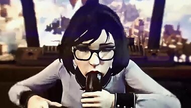 BIOSHOCK - ELIZABETH SEX SUCKED BIG DICK CARTOON SFM