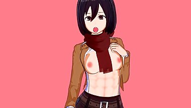Attack on Titan - Mikasa Ackerman 3D Hentai SPECIAL