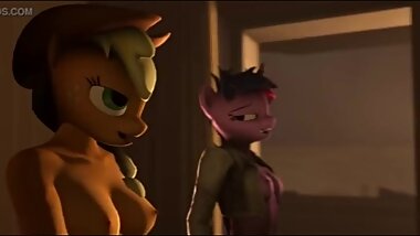MLP CLOP 3D - TWILIGHT AND APPLEJACK FUCKED SHINING ARMOR - CLOP 3D