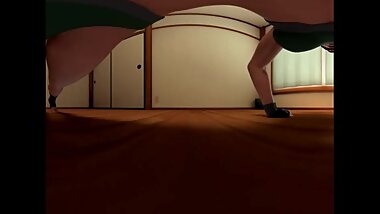 Pharah workout (Giantess VR animation)