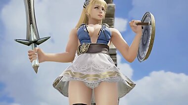 soul calibur 6 Sophitia up skirt in creation mode - okazurand.net