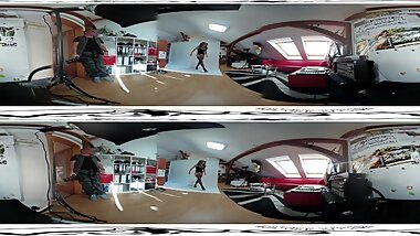 Teeny Sarah Kay photoshoot before whitebox masturbation vr scene 3DVR360 UD