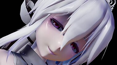 [MMD]Haku Pole Dance