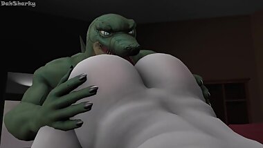 toriel + lizard sex