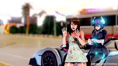 [MMD] futanari dance  (bird way)