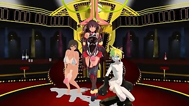 [3D MMD FUTANARI] - Dick and Tiddy Rangers