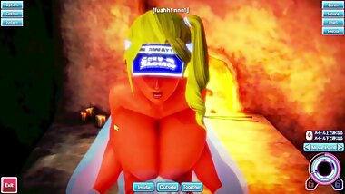 Busty Blonde 3D MMD SFM Anime Eroge 24