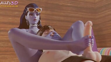 Widowmaker and Mercy - Footboy Humiliation