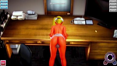 Busty Blonde 3D MMD SFM Anime Eroge 14