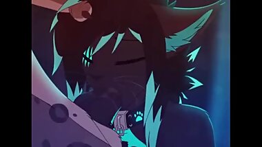 cat girl suck cock