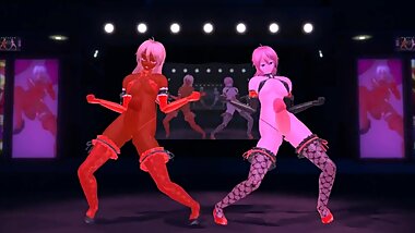 [3D MMD Futanari] Futanari Duo Dance HQ by Monmusumonmusu