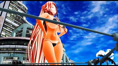 [3D MMD Giantess] IA Growth & Breast Expansion Dance #2 HQ (120 FPS) by Maxmutomato