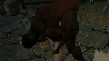 SUCCUBUS AMAZON DEMONESS GIANTESS AGATHICKA PT4 SKYRIM REVERSE femdom