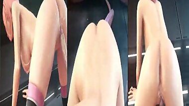 Revenge of the Ailen Orgy SpaceGirl 3D Henati Slpit Screen
