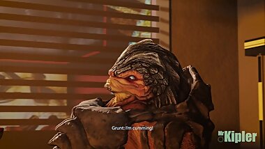 [Mass Effect] Wrex / Grunt / Krogan (animation)