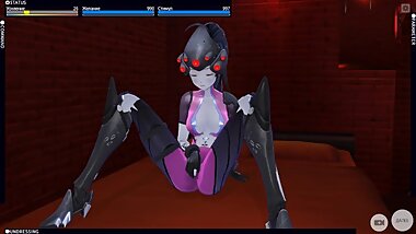 3D HENTAI OVERWATCH Widow masturbation orgasm