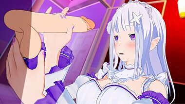 Re:Zero: GREAT SEX WITH Emilia (3D Hentai)