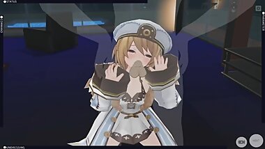 [CM3D2] Hyperdimension Neptunia Hentai - Blanc takes a big cock