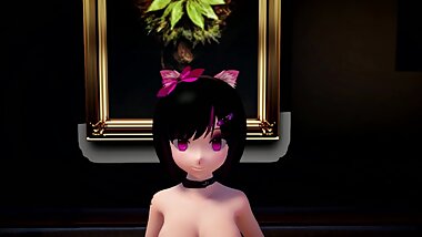 [MMD] Teen Kaat is Horny (R-18 Hentai)
