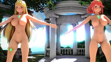 [R-18] GLIDE (kradness) PYRA & MYTHRA [Xenoblade chronicles 2]