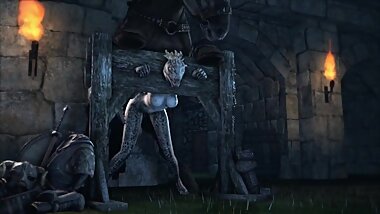 Argonian Girl and her best friend
