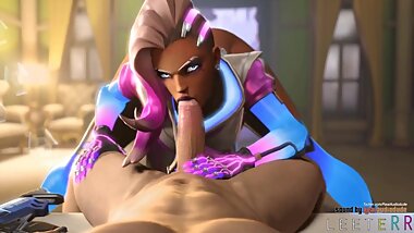 Sombra Blowjob Loop Overwatch (Animation W/Sound)