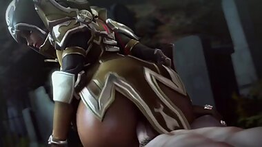 demon hunter sombra riding