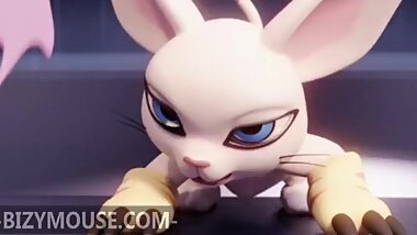 female mouse toy play