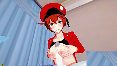 Cells at Work: RED GETS FILLED WITH WHITE (3D Hentai)