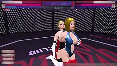 AnaloGirl Beats Lucy - Kinky Fight Club. Futa fight