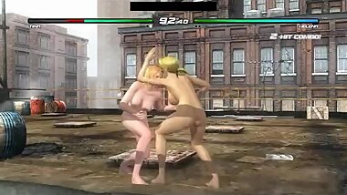 Dead or Alive Last Round Nude Battles #14 Nude Tina vs Nude Helena