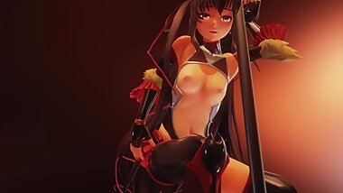 [MMD] R-18 Pole Dance - Taimanin Yukikaze
