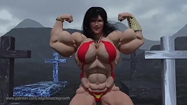 Vampella's muscle growth animation