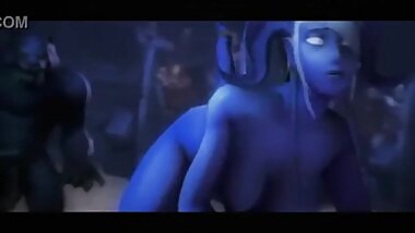 Porn cartoon by World of Warcraft