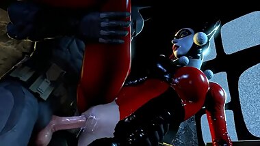 Batman Harley Quinn Doggy Style Sexual 3d Animations [10 min + Watermark free]