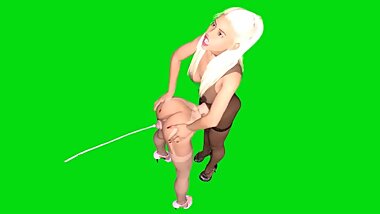 pussy fucked from inside (3D) never seen before