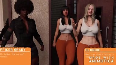 3D Comic: The New Prison Bitch