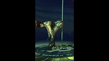 Blue State - Pole Dance with Cherry Popz