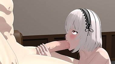 Azur Lane Sirius Blowjob Animation